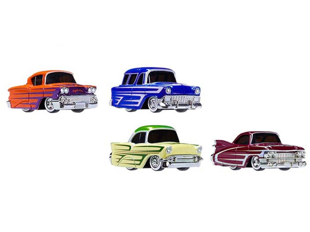 "Kustoms" Double Pack Series 8 Set of 4 Cars Diecast Model Cars by CarTuned view 2