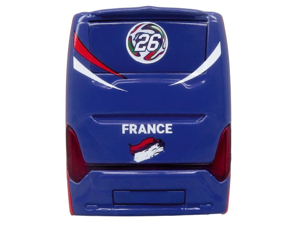 Scania Touring HD Coach Bus "France National Football Team" Blue with Graphics "International Federation of the Global Game" Series Limited Edition to 504 pieces Worldwide 1/87 (HO) Diecast Model by Iconic Replicas view 5