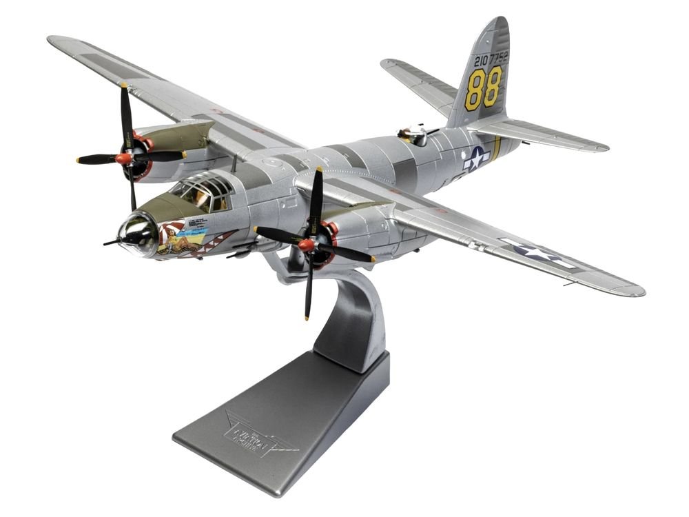 Martin B-26C-45-MO Marauder Aircraft "42-107752 Miss Arkansas 444th BS 320th BG 12th Air Force" (1944) United States Army Air Forces "The Aviation Archive" Series 1/72 Diecast Model by Corgi view 5
