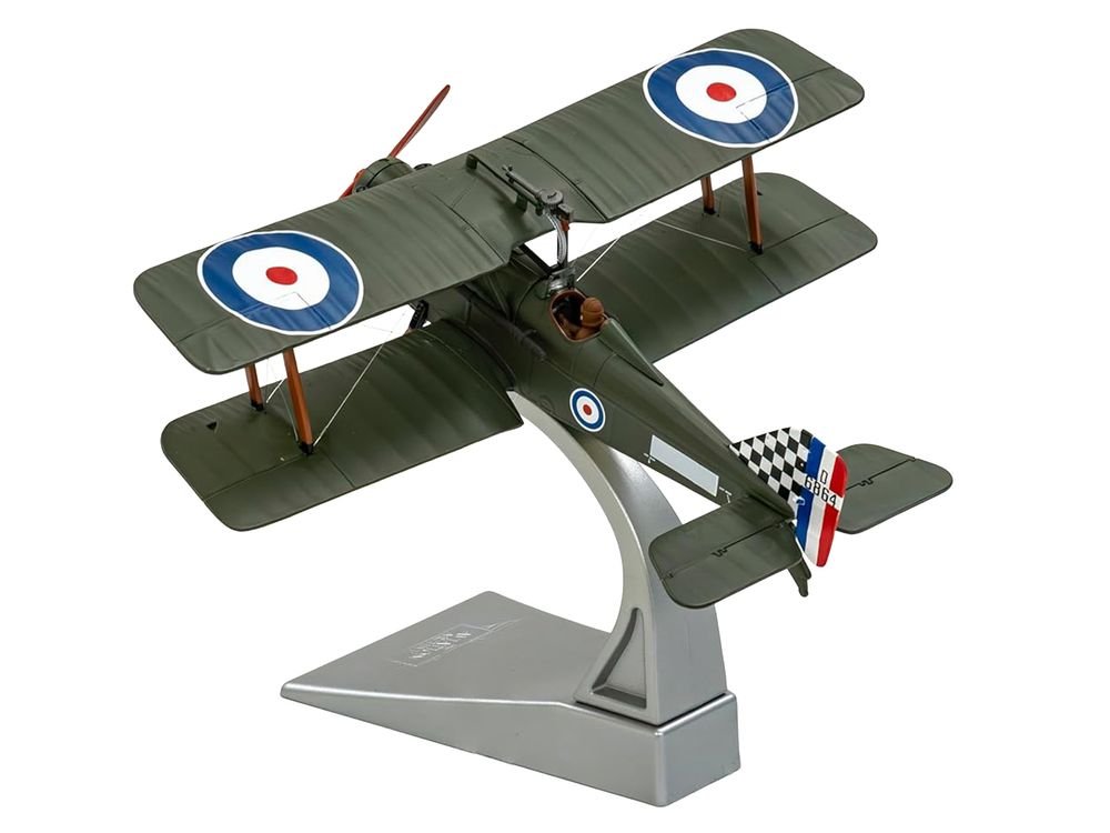 Royal Aircraft Factory SE5a Biplane Aircraft "D6864 Major Keith Logan Caldwell No. 74 Squadron Clairmarais South Aerodrome" (1918) Royal Air Force "The Aviation Archive" Series 1/48 Diecast Model by Corgi view 4
