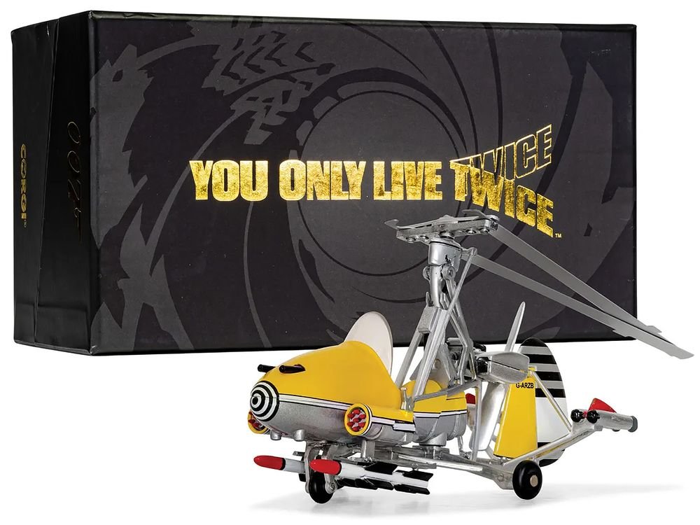 Little Nellie Gyrocopter Yellow James Bond 007 "You Only Live Twice" (1967) Movie Diecast Model by Corgi view 4