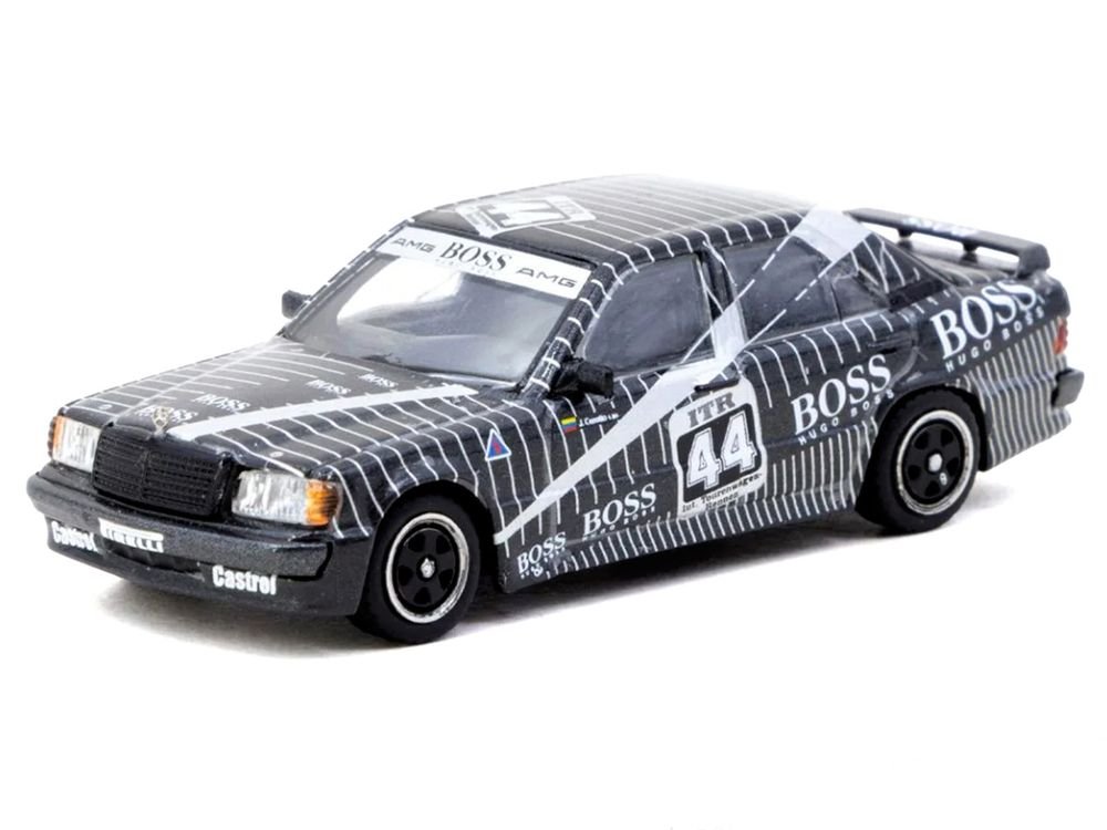 Mercedes-Benz 190 E 2.3-16 #44 Johnny Cecotto "Deutsche Tourenwagen Meisterschaft (DTM)" (1988) "Global64" Series 1/64 Diecast Model Car by Tarmac Works view 2