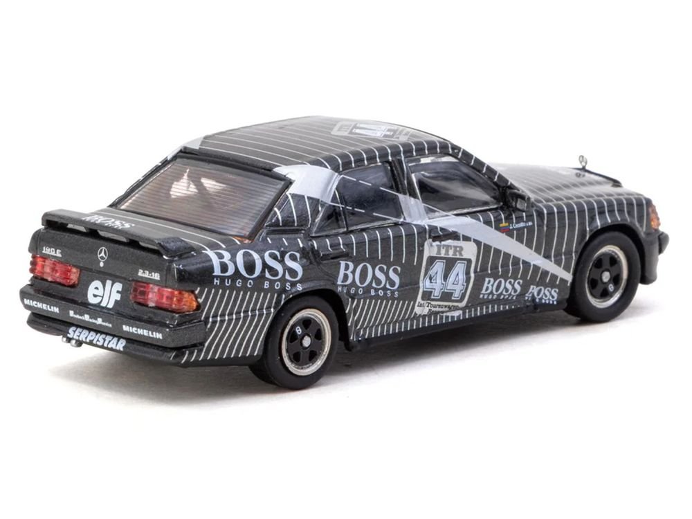 Mercedes-Benz 190 E 2.3-16 #44 Johnny Cecotto "Deutsche Tourenwagen Meisterschaft (DTM)" (1988) "Global64" Series 1/64 Diecast Model Car by Tarmac Works view 3
