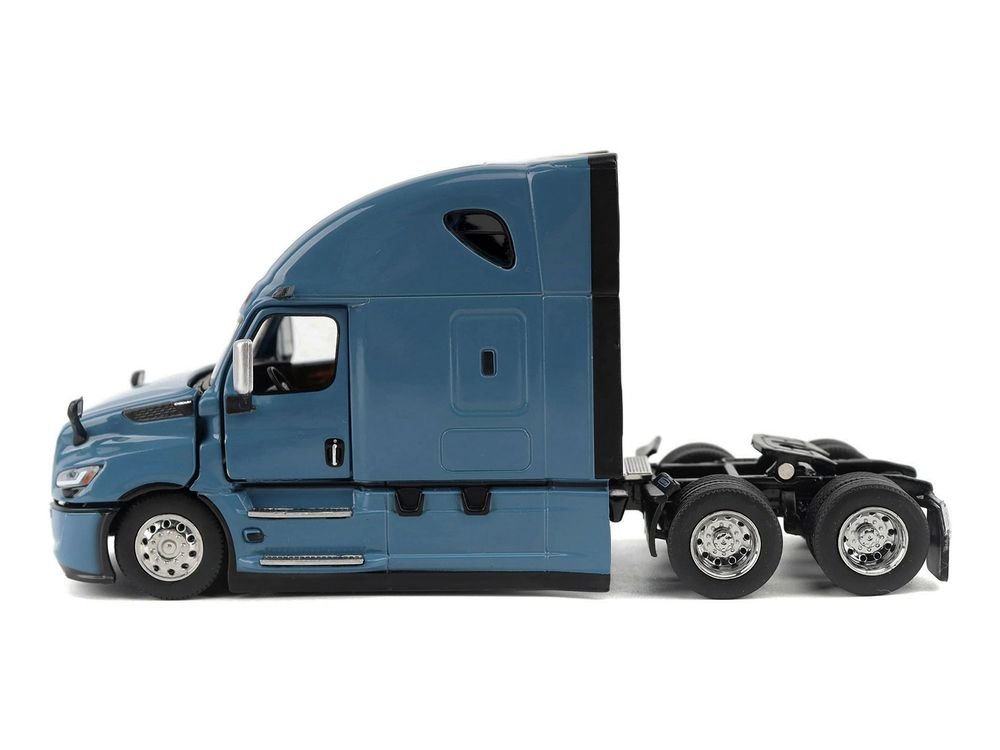 2025 Freightliner Cascadia Gen-5 Sleeper Cab Truck Tractor Signature Blue "Transport Series" 1/64 Diecast Model by Diecast Masters view 2