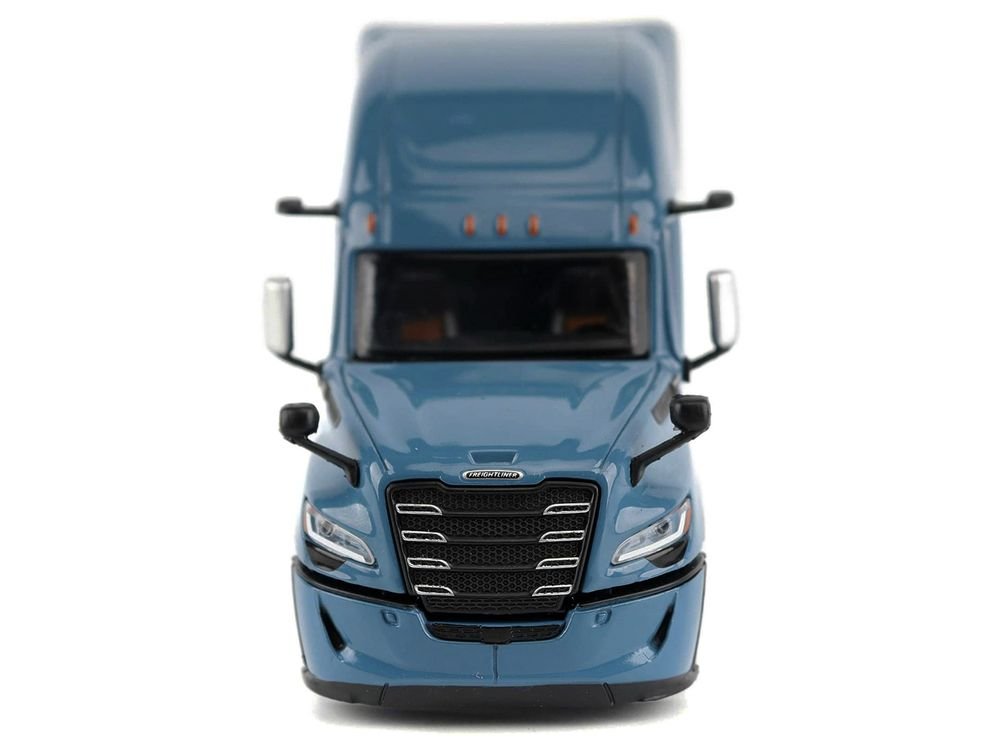 2025 Freightliner Cascadia Gen-5 Sleeper Cab Truck Tractor Signature Blue "Transport Series" 1/64 Diecast Model by Diecast Masters view 4