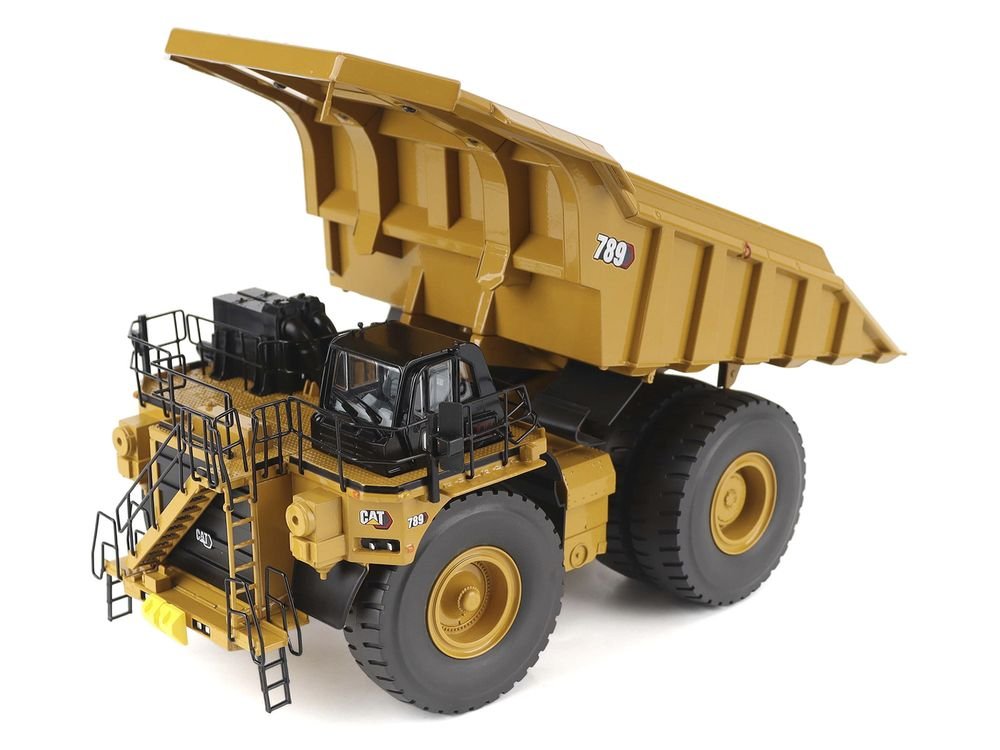 CAT Caterpillar 789 Mining Truck Yellow "High Line" Series 1/50 Diecast Model by Diecast Masters view 3