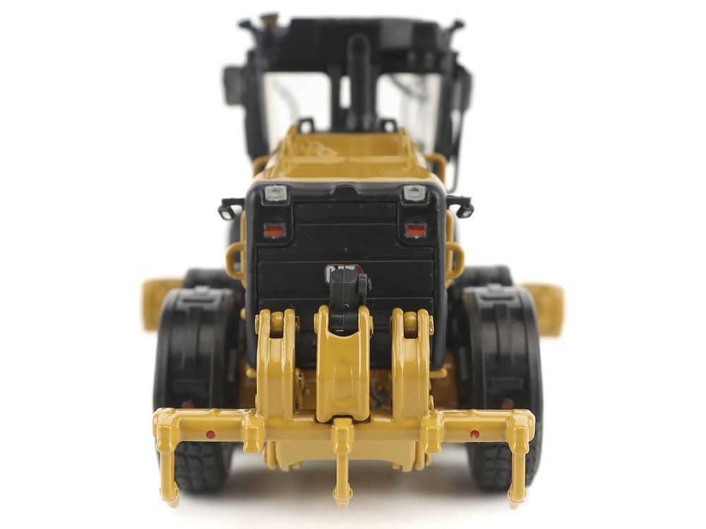 CAT Caterpillar 140 LVR Motor Grader Yellow with Black Top "High Line" Series 1/50 Diecast Model by Diecast Masters view 4
