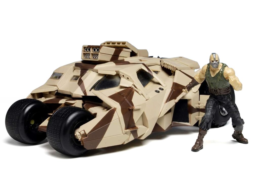 Skill 3 Model Kit Batmobile Tumbler with Bane Figure "Batman Dark Knight Trilogy" Movie Franchise 1/25 Scale Model by Moebius view 2