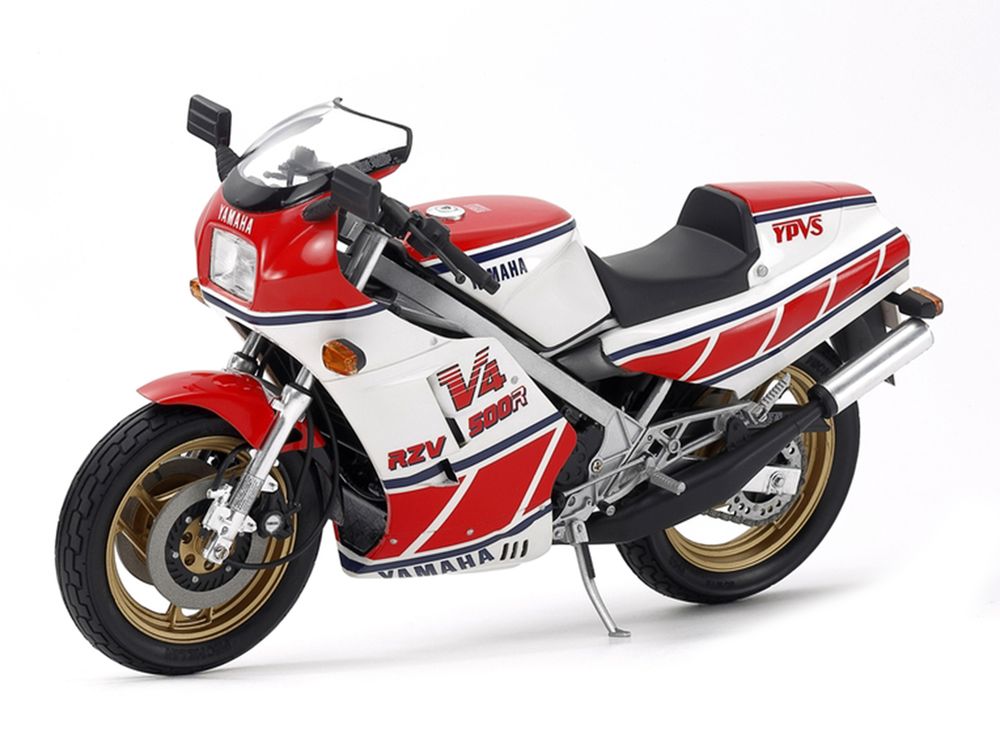 Model Kit Yamaha RZV500R Motorcycle 1/12 Scale Model by Tamiya view 2