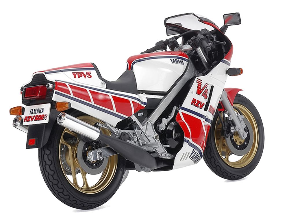 Model Kit Yamaha RZV500R Motorcycle 1/12 Scale Model by Tamiya view 4
