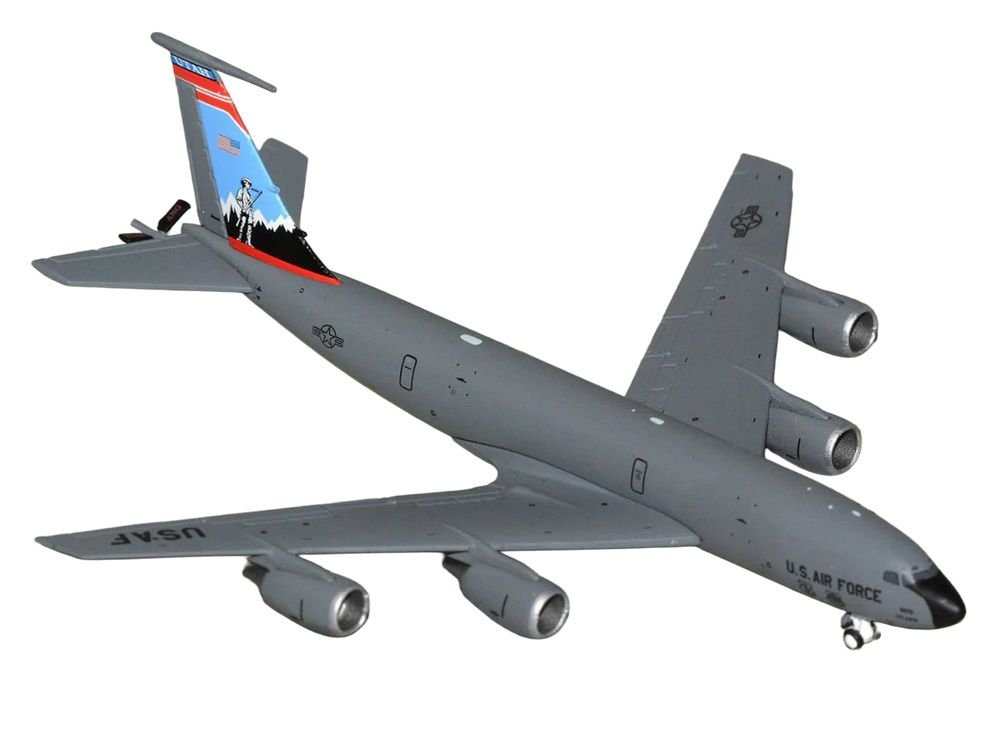 Boeing KC-135R Stratotanker Aircraft "Utah Air National Guard" United States Air Force (61-0275) Gray "Gemini Macs" Series 1/400 Diecast Model Airplane by GeminiJets view 2