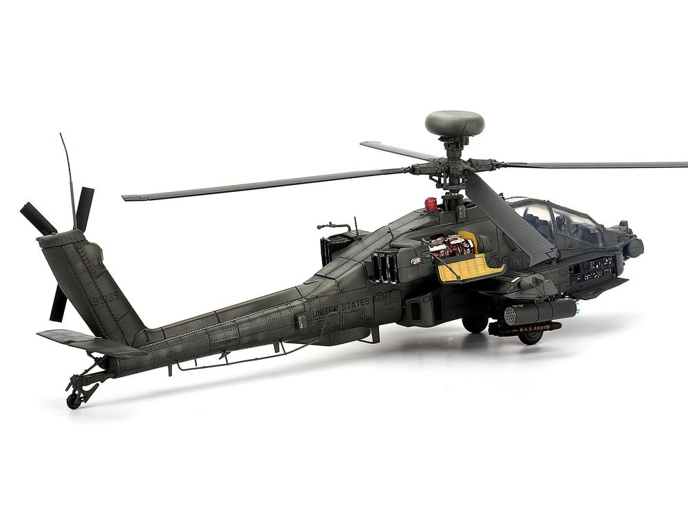 Hughes AH-64D Apache Longbow Helicopter "Charlie Company 1st Battalion 227th Aviation Regiment 1st Cavalry Division Operation Iraqi Freedom" (2003) United States Army 1/48 Diecast Model by Bless Wing view 4