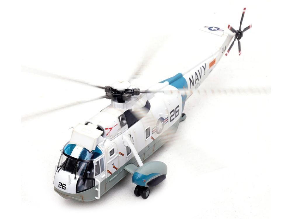 Sikorsky SH-3G Sea King Helicopter "149925/UA 26 Fleet Composite Squadron 1 Blue Alii NAS Barbers Point Hawaii" (1970s) United States Navy 1/72 Diecast Model by Legion view 2