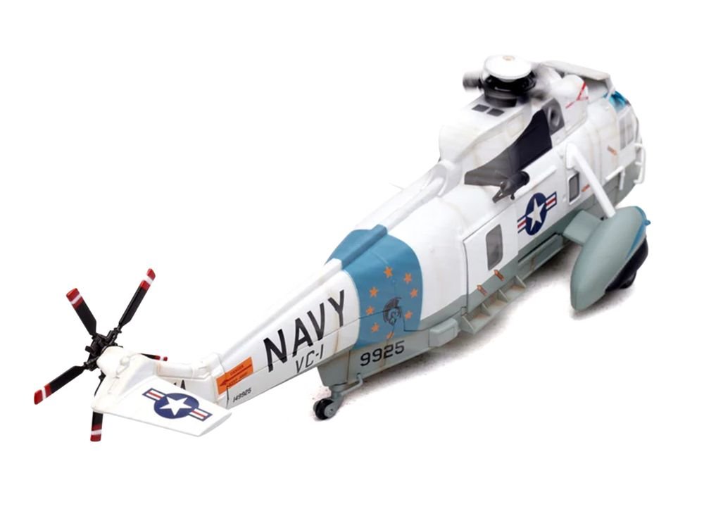 Sikorsky SH-3G Sea King Helicopter "149925/UA 26 Fleet Composite Squadron 1 Blue Alii NAS Barbers Point Hawaii" (1970s) United States Navy 1/72 Diecast Model by Legion view 3