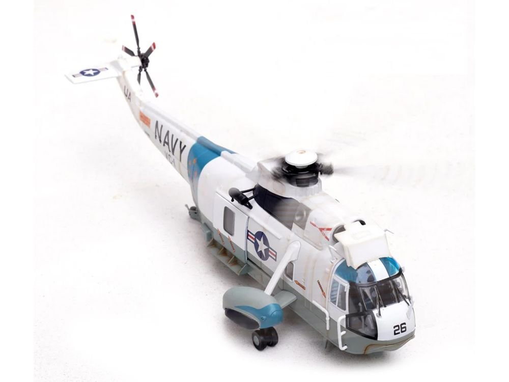 Sikorsky SH-3G Sea King Helicopter "149925/UA 26 Fleet Composite Squadron 1 Blue Alii NAS Barbers Point Hawaii" (1970s) United States Navy 1/72 Diecast Model by Legion view 4