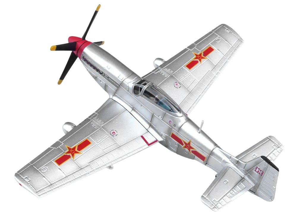 North American P-51D Mustang Aircraft "Captured from Chinese Nationalist Forces Chinese People's Revolution Military Museum" People's Liberation Army Air Force 1/72 Diecast Model Airplane by Legion view 2