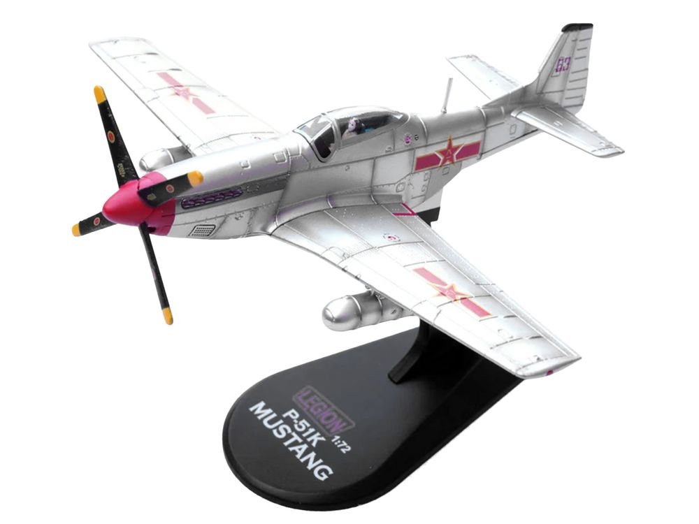 North American P-51D Mustang Aircraft "Captured from Chinese Nationalist Forces Chinese People's Revolution Military Museum" People's Liberation Army Air Force 1/72 Diecast Model Airplane by Legion view 5