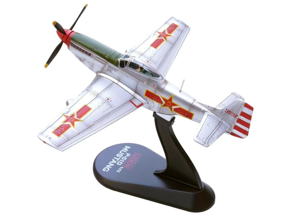 North American P-51K Mustang Aircraft "Captured from Chinese Nationalist Forces Chinese People's Revolution Military Museum" (1949) People's Liberation Army Air Force 1/72 Diecast Model Airplane by Legion view 5