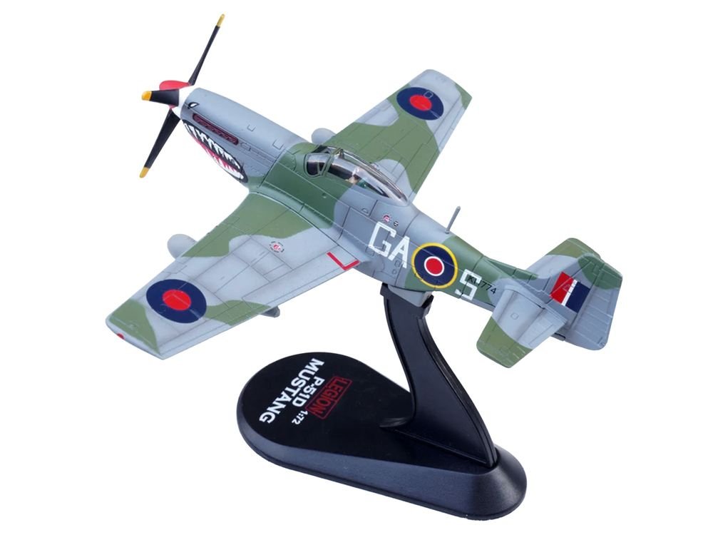 North American Mustang Mk.IV Aircraft "KH774 F/L Ellis Blanchford No. 112 'Shark' Squadron 239 Wing Italy" (1945) Royal Air Force 1/72 Diecast Model Airplane by Legion view 5