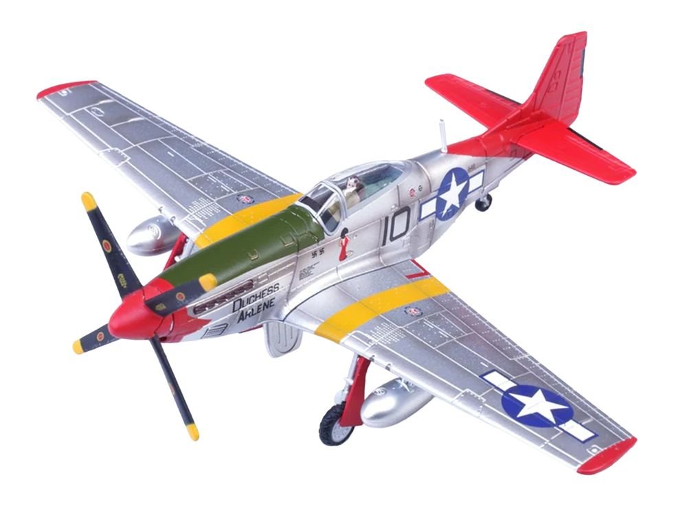 North American P-51D Mustang Aircraft "Duchess Arlene Robert Williams 100th Fighter Squadron 332nd Fighter Group Tuskegee Airmen Fifteenth Air Force Italy" (1944) United States Army Air Forces 1/72 Diecast Model Airplane by Legion view 2