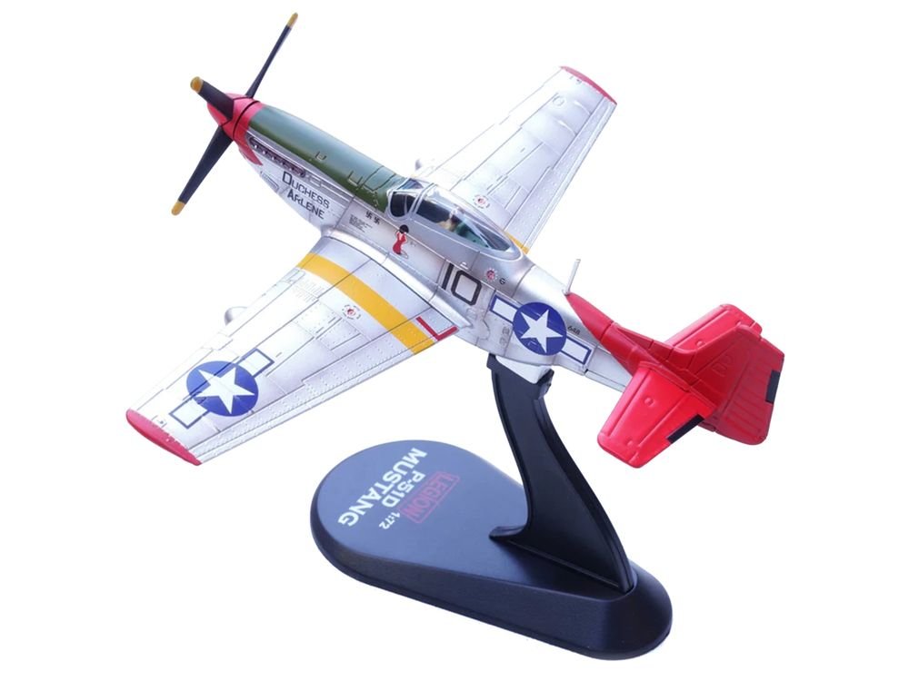 North American P-51D Mustang Aircraft "Duchess Arlene Robert Williams 100th Fighter Squadron 332nd Fighter Group Tuskegee Airmen Fifteenth Air Force Italy" (1944) United States Army Air Forces 1/72 Diecast Model Airplane by Legion view 5
