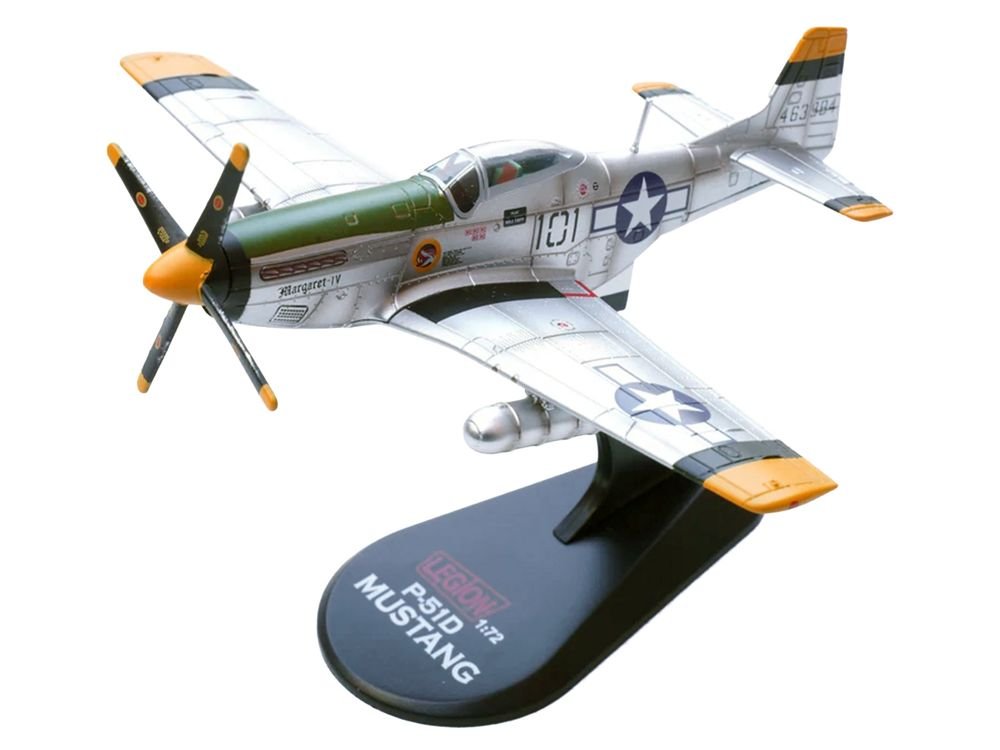 North American P-51D Mustang Aircraft "Margaret IV James Tapp 78th Fighter Squadron 15th Fighter Group Twentieth Air Force Iwo Jima" (1945) United States Army Air Forces 1/72 Diecast Model Airplane by Legion view 4