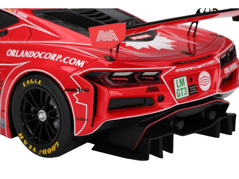 Chevrolet Corvette Z06 GT3.R #13 Matt Bell - Orey Fidani - Lars Kern "AWA Racing" "24 Hours of Le Mans" (2025) 1/18 Model Car by Top Speed view 5