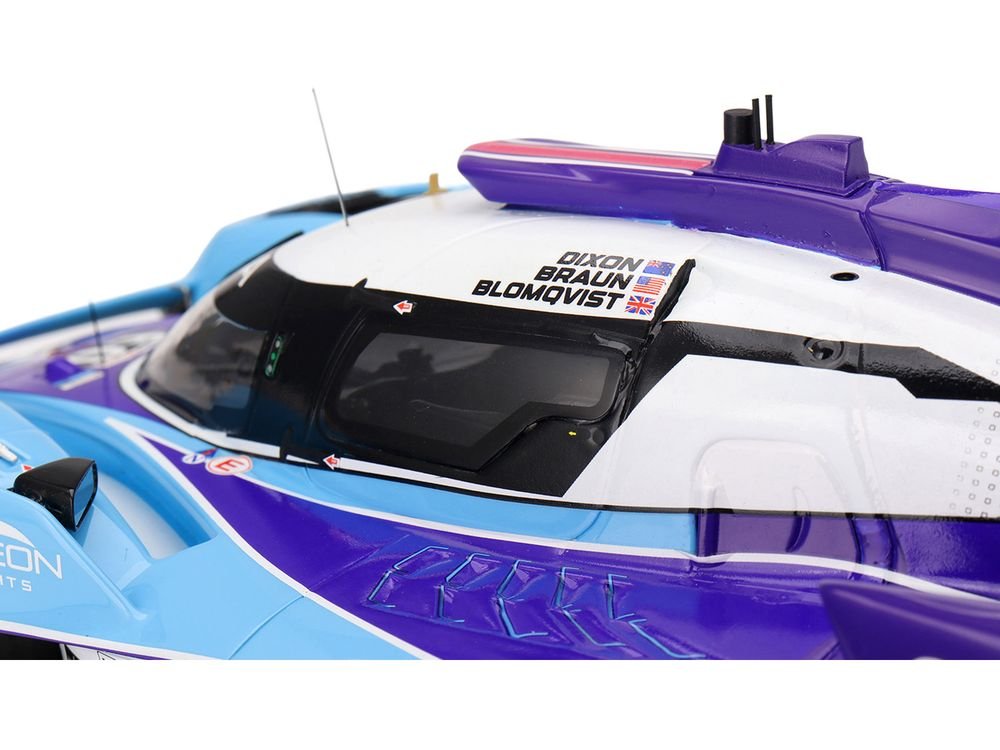 Acura ARX-06 GTP #60 Tom Blomqvist - Colin Braun - Scott Dixon "Acura Meyer Shank Racing with Curb-Agajanian" IMSA "12 Hours of Sebring" (2025) 1/18 Model Car by Top Speed view 2