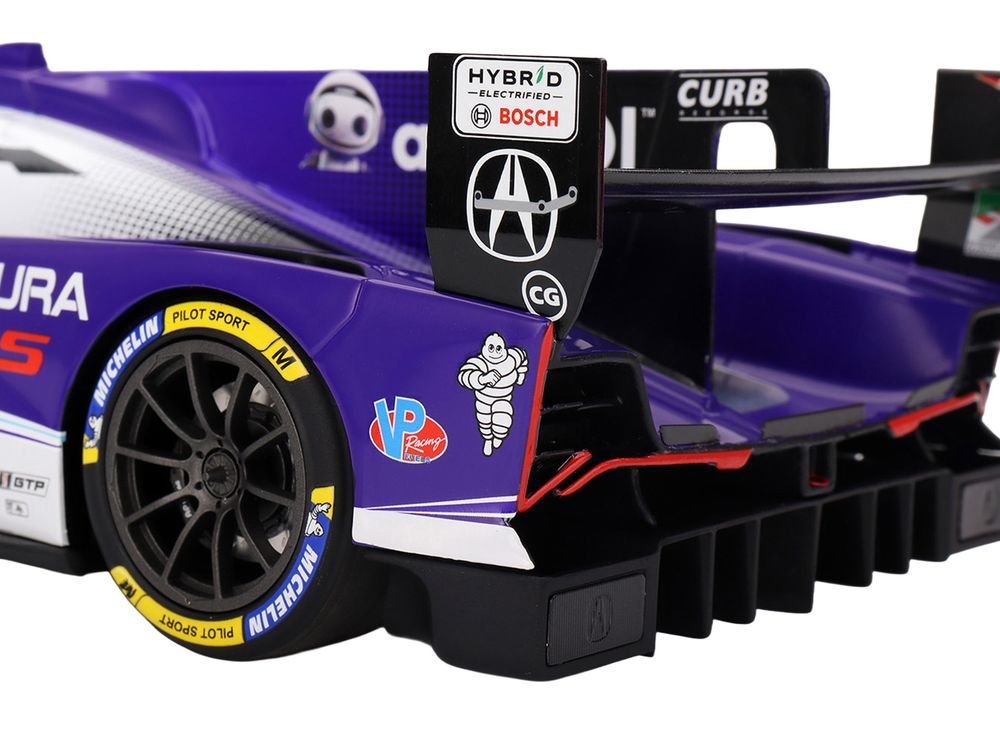 Acura ARX-06 GTP #60 Tom Blomqvist - Colin Braun - Scott Dixon "Acura Meyer Shank Racing with Curb-Agajanian" IMSA "12 Hours of Sebring" (2025) 1/18 Model Car by Top Speed view 4