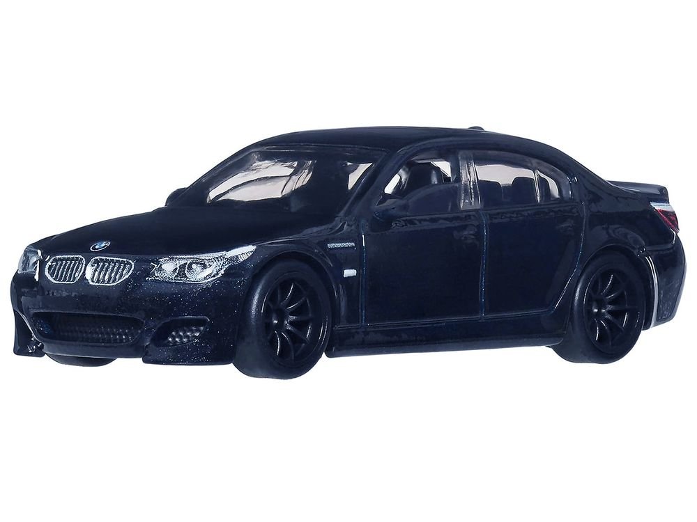 2010 BMW M5 Dark Blue Metallic "Fast & Furious 6" (2013) Movie "Fast & Furious" Series Diecast Model Car by Hot Wheels view 2