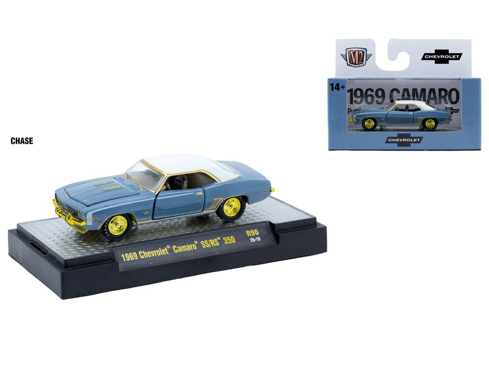 "Auto Meets" Set of 6 Cars IN DISPLAY CASES Release 96 Limited Edition 1/64 Diecast Model Cars by M2 Machines view 2