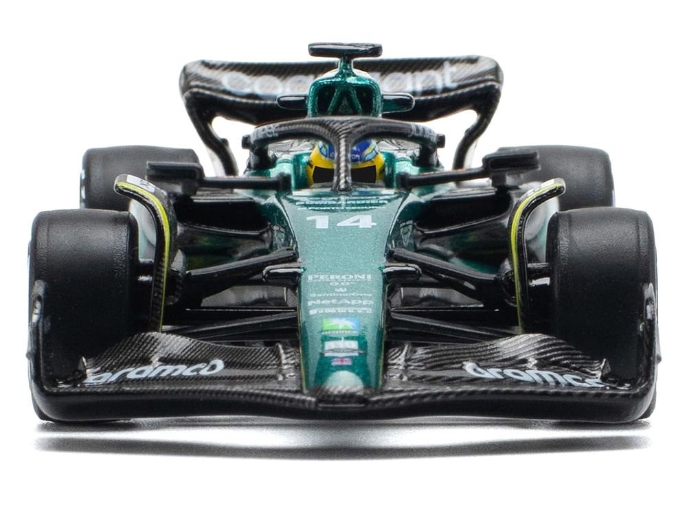Aston Martin AMR23 #14 Fernando Alonso "Formula One F1 World Championship" (2023) 1/64 Diecast Model Car by Pop Race view 4