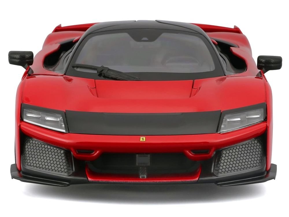 Ferrari F80 Red with Black Top "Race + Play" Series 1/24 Diecast Model Car by Bburago view 4