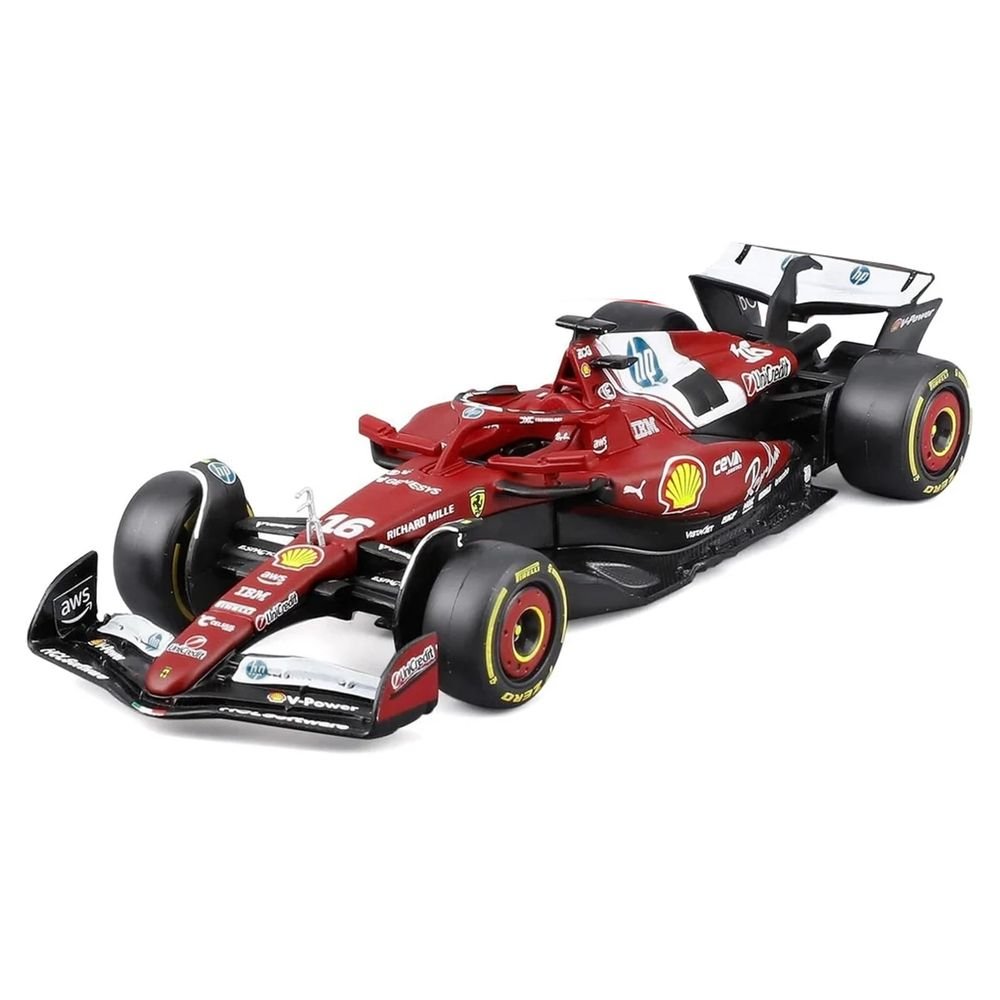 Ferrari SF-25 #16 Charles Leclerc Formula One F1 "World Championship" (2025) 1/43 Diecast Model Car by Bburago view 2