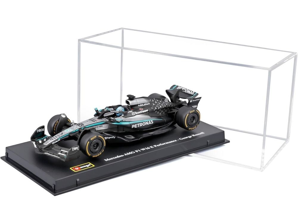 Mercedes-AMG F1 W16 E Performance #63 George Russell Formula One F1 "World Championship" (2025) 1/43 Diecast Model Car by Bburago view 2
