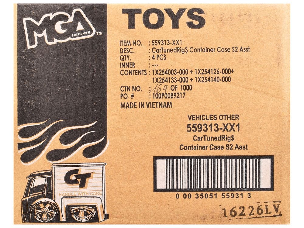 "Rigs" Container Case Series 2 Set of 4 Pieces Diecast Model Cars by CarTuned view 4