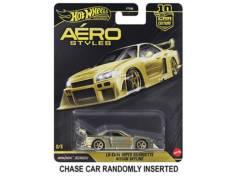 "Aero Styles" 5 piece Set "Car Culture 10th Anniversary" 2026 Series U Diecast Model Cars by Hot Wheels view 2