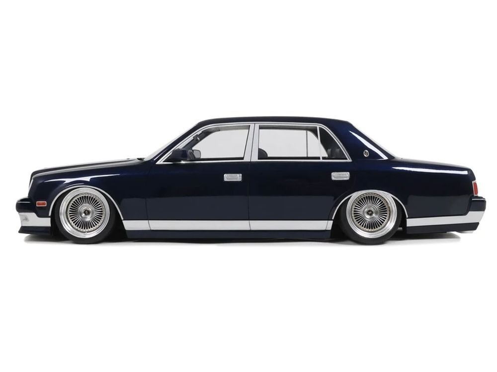 2008 Toyota Century V12 Stance RHD (Right Hand Drive) Blue Mica Limited Edition to 999 pieces Worldwide 1/18 Model Car by Otto Mobile view 4