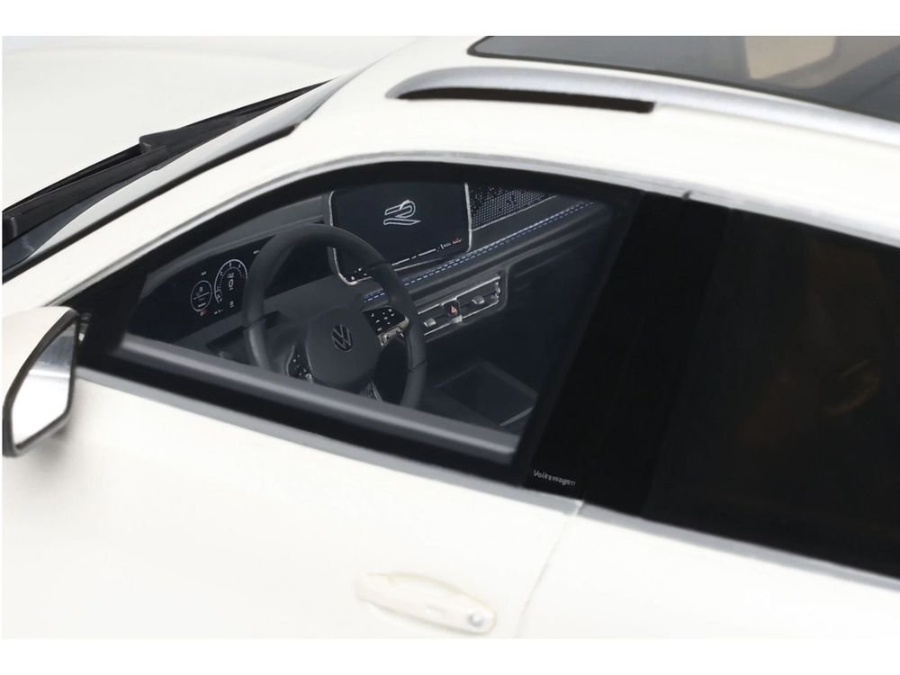 2024 Volkswagen Tiguan E Tsi R-Line Oryx White Pearl Limited Edition to 999 pieces Worldwide 1/18 Model Car by Otto Mobile view 2