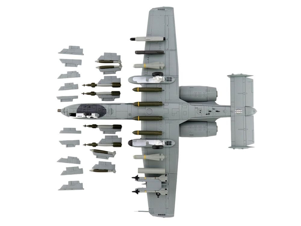 Fairchild Republic A-10C Thunderbolt II Attack Aircraft "80-0283 Maryland Farewell 104 FS Maryland ANG" (2025) United States Air Force "Air Power Series" 1/72 Diecast Model by Hobby Master view 4