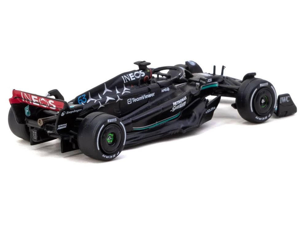 Mercedes-AMG F1 W14 E Performance #63 George Russell Formula One F1 "Italian GP" (2023) "Global64" Series 1/64 Diecast Model Car by Tarmac Works view 3