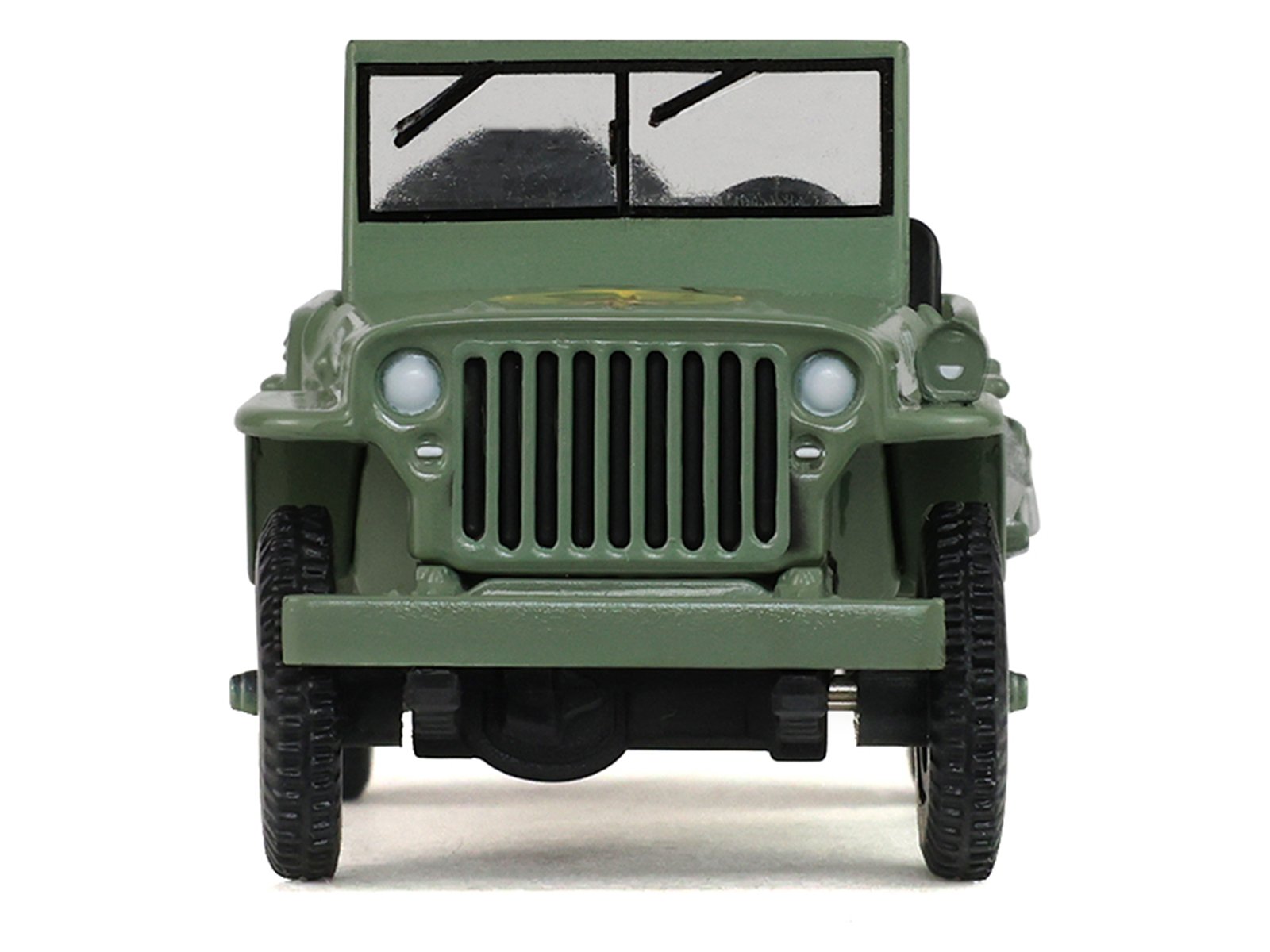 1942 Willy’s MB Jeep Olive Green "America 250 Edition" "Anniversary Collection" Series 18 1/64 Diecast Model Car by Greenlight view 5