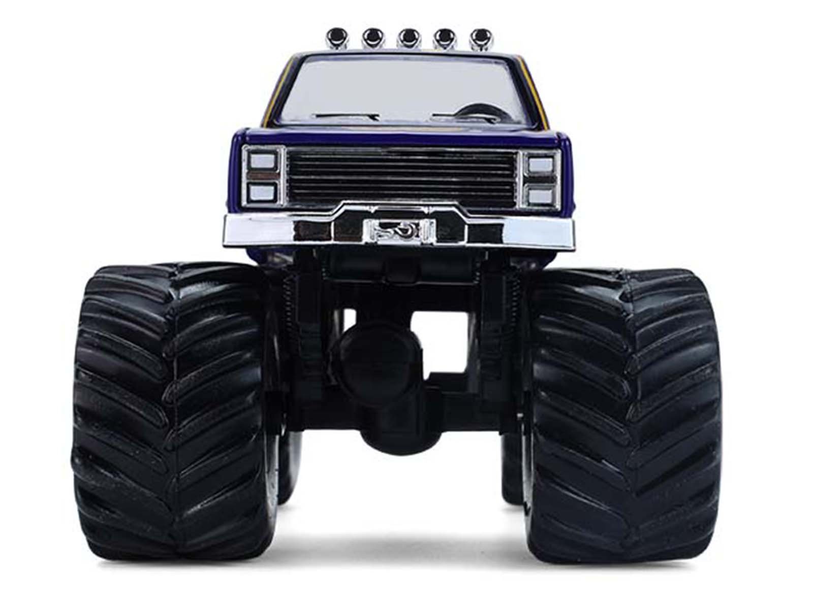1984 Chevrolet C20 Monster Truck #9 "NAPA" Blue with Graphics "Kings of Crunch - Hendrick Motorsports Tribute" Special Edition 1/64 Diecast Model Car by Greenlight view 5