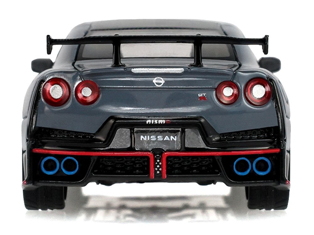 2024 Nissan GT-R (R35) NISMO RHD (Right Hand Drive) Stealth Gray with Carbon Top and Hood "Tokyo Torque" Series 10 1/64 Diecast Model Car by Greenlight view 5