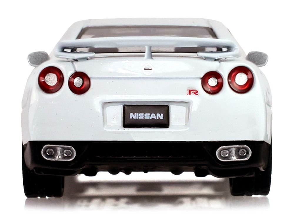 2007 Nissan GT-R (R35) Pearl White with Gold Wheels "Tokyo Torque" Series 10 1/64 Diecast Model Car by Greenlight view 5