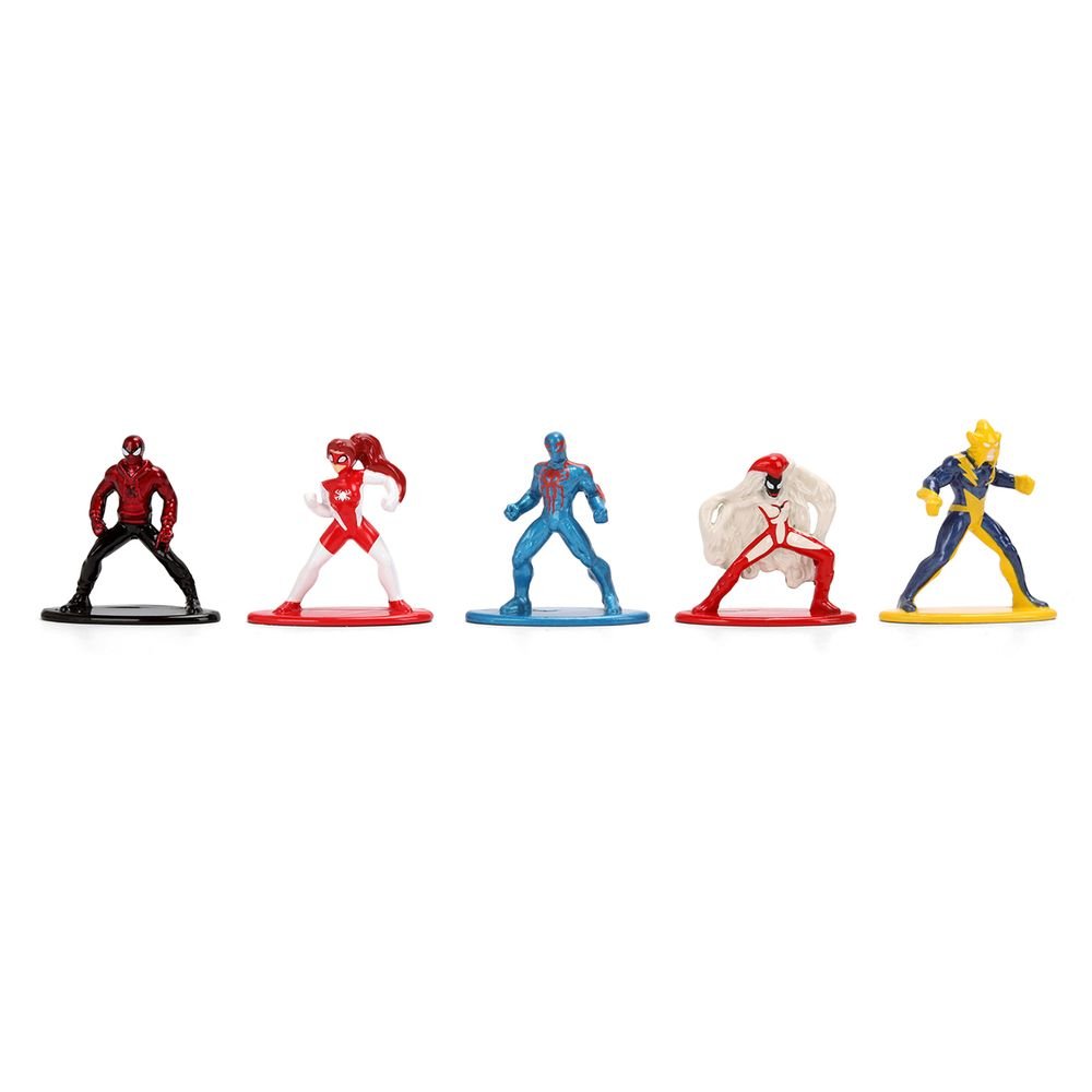 Set of 12 Diecast Figures "Spider-Man" Franchise "Nano Metalfigs" Series Diecast Models  by Jada view 2