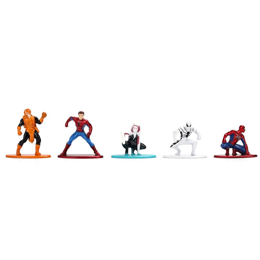 Set of 12 Diecast Figures "Spider-Man" Franchise "Nano Metalfigs" Series Diecast Models  by Jada view 3