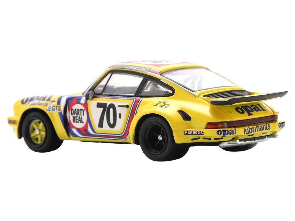 Porsche 911 Carrera RSR 3.0 #70 Henri Cachia - Raymound Touroul - Dennis Rua "ASA Cachia-Bondy" "24 Hours of Le Mans" (1974) 1/64 Model Car by Spark view 4