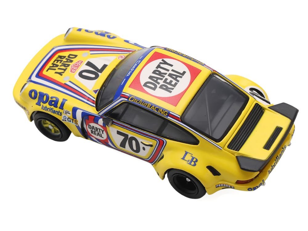 Porsche 911 Carrera RSR 3.0 #70 Henri Cachia - Raymound Touroul - Dennis Rua "ASA Cachia-Bondy" "24 Hours of Le Mans" (1974) 1/64 Model Car by Spark view 5