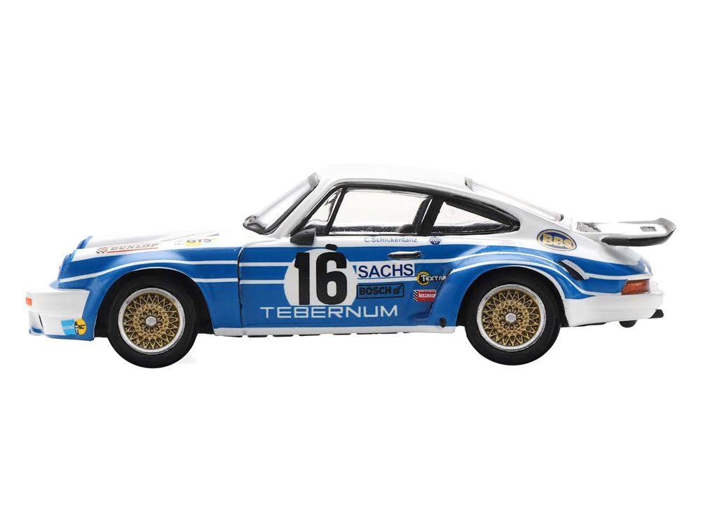 Porsche 911 Carrera RSR 3.0 #16 Clemens Schickentanz - Hartwig Bertrams "Joest Racing - Tebernum Racing" "24 Hours of Le Mans" (1975) 1/64 Model Car by Spark view 2